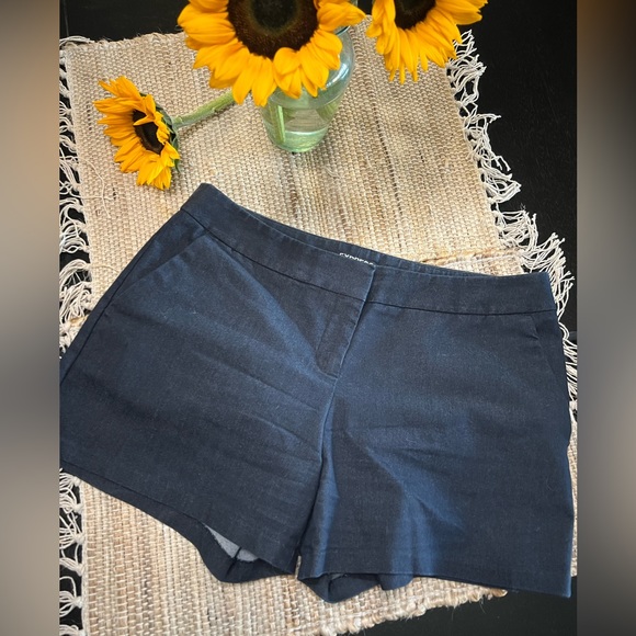 EXPRESS 8R 8 shorts blue with pockets LIKE NEW chinos casual summer spring - Picture 2 of 6